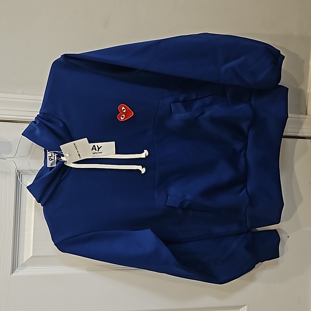 Commes des Gracon Royal Blue Hoodie
